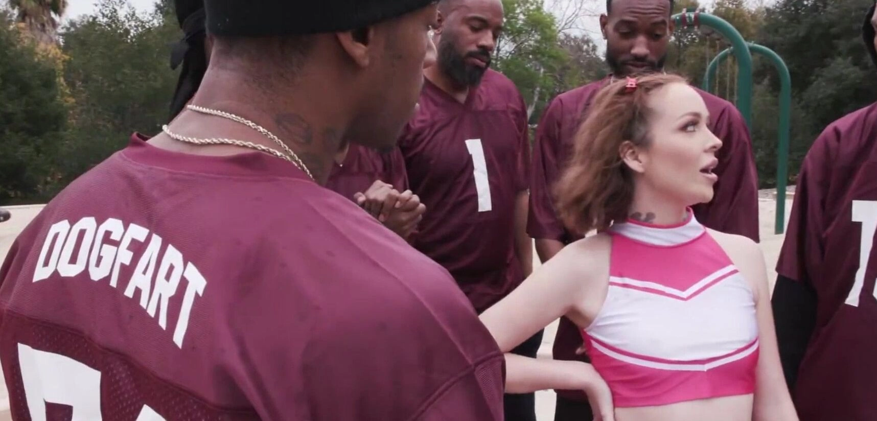Aliya Brynn In Seven Man Interracial Gangbang