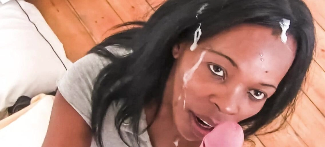 Massive Dick White Dude Just Wanting To Use An Ebony Face To Fuck Hard