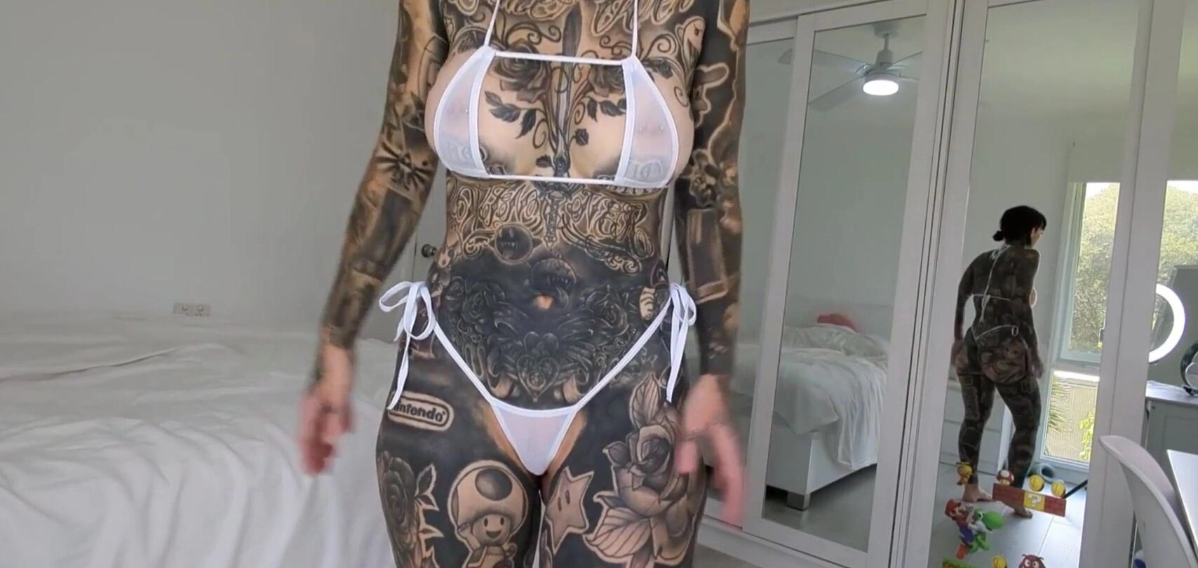 Metallic Light Blue Micro Bikini Try On Haul Melody Radford