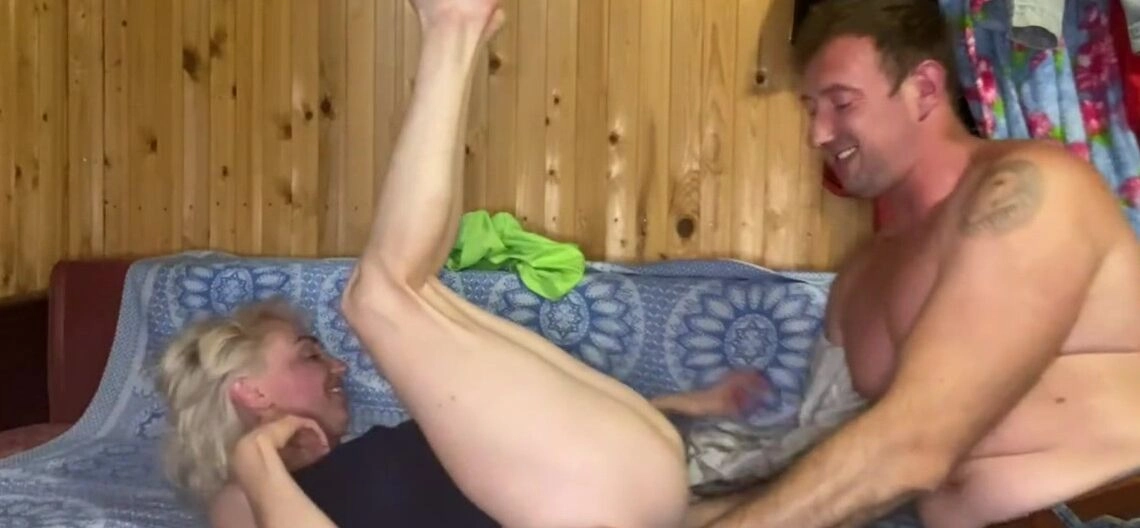 MILF gets penetrated by her horny hubby