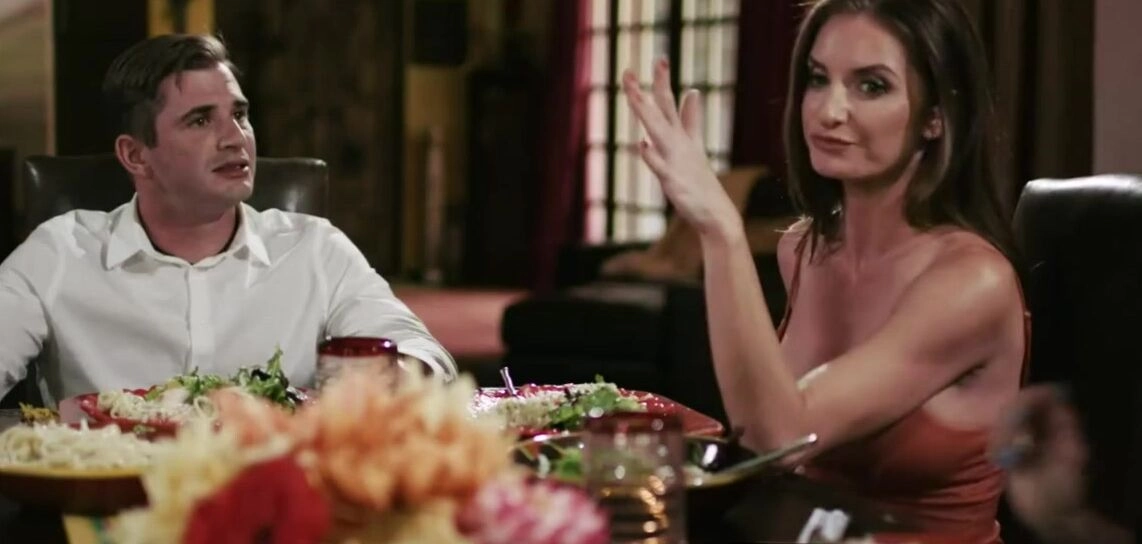 MOMMY\'S BOY - Horny Milf Silvia Saige and Her Hot Wife Sneak Under the Table to Suck Their Stepson - Nathan Bronson