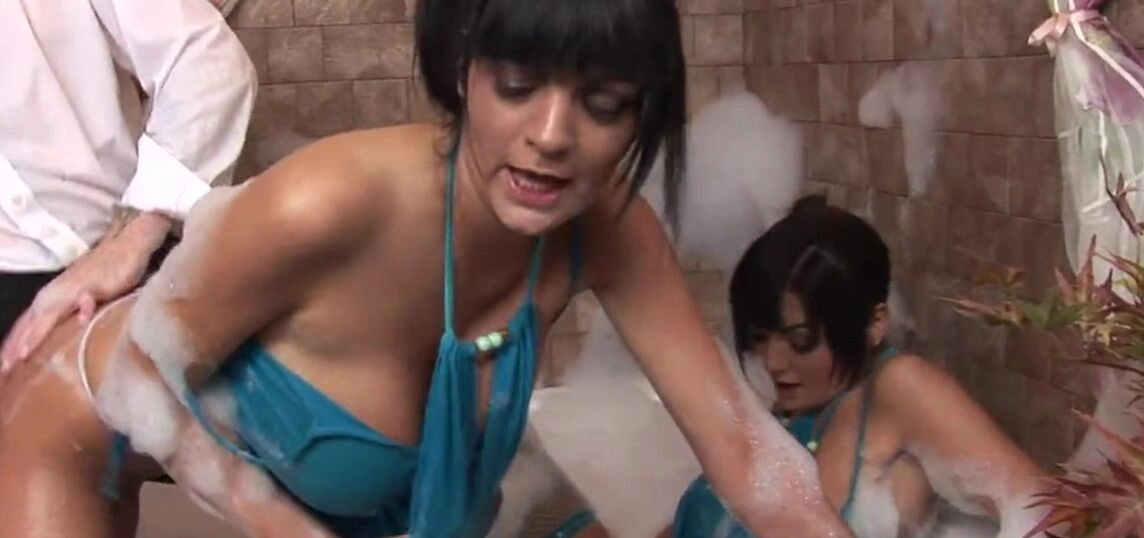 One Blonde And Two Brunettes For One Horny Professor