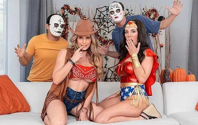 [Oopsfamily] Cory Chase, Elizabeth Skylar (The House Of Halloween Orgy)