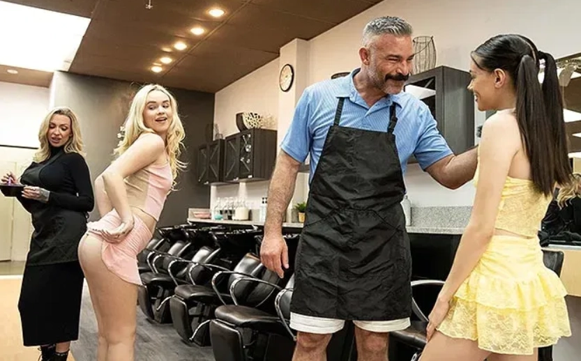 RKPrime - Selena Love, Khloe Kingsley (Hair Salon Sex)