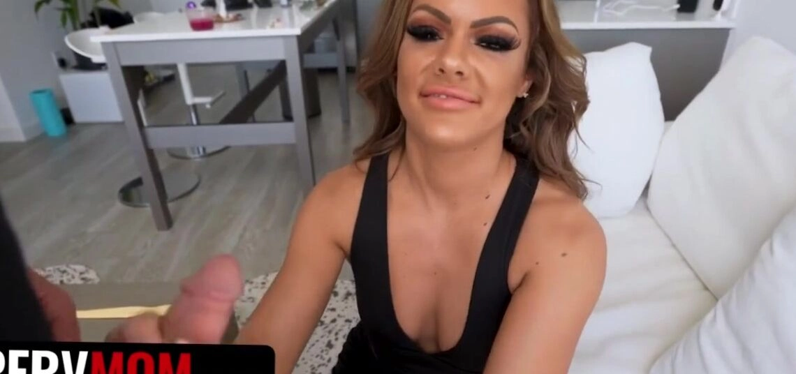 Screws Perv Mom - Alluring Step Mom Asks Her Step Son To Help Her Practice Passionate Sex For A Movie Part