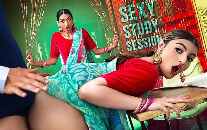 [StepSiblings] Julia James, Laynee James (Sari Stepsisters Sexy Study Session)